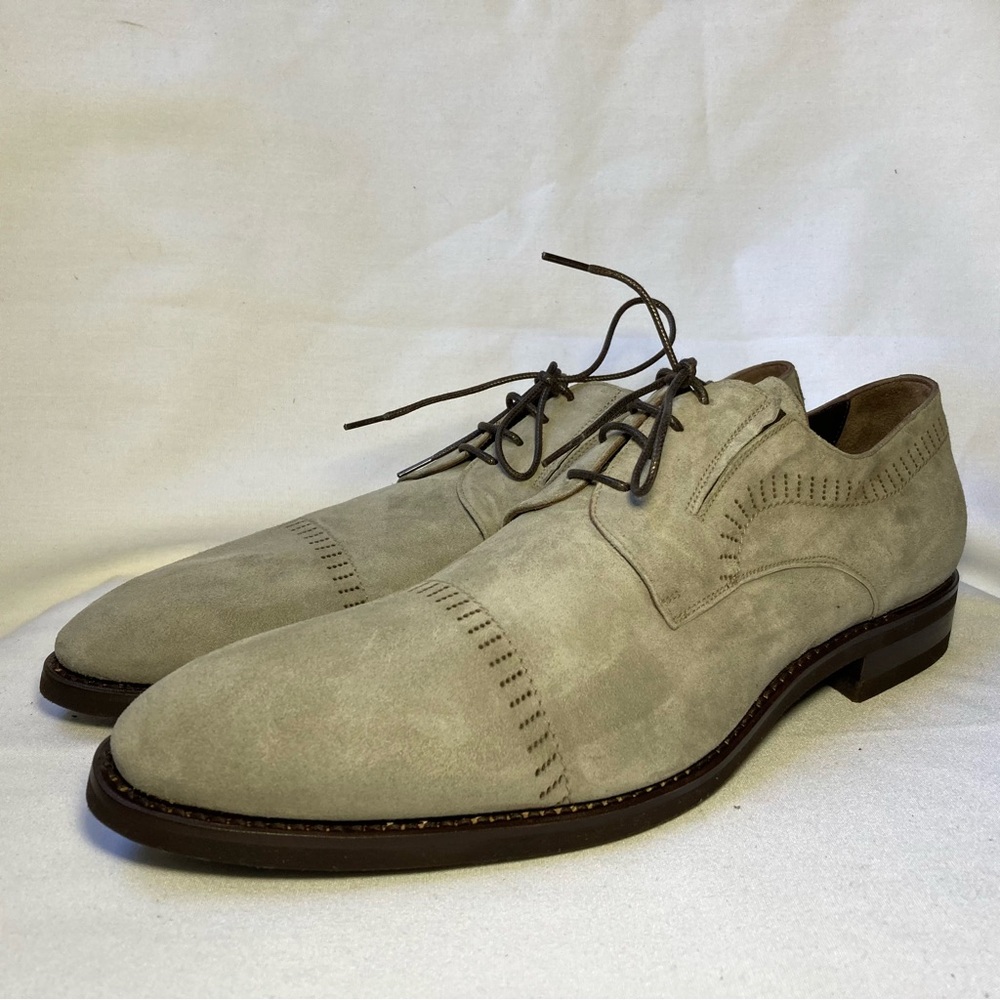 Dino Bigioni Luxury Made In Italy Dress Suede Shoes S… - Gem